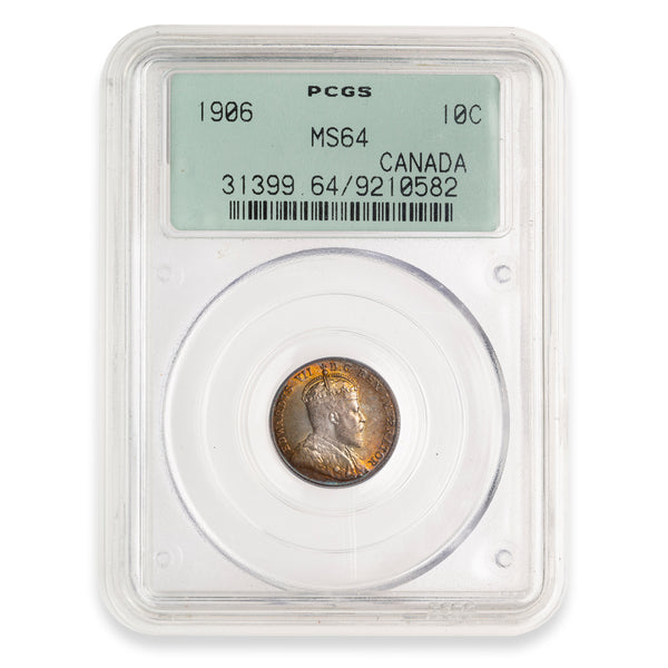 10 Cent 1906 PCGS MS-64
