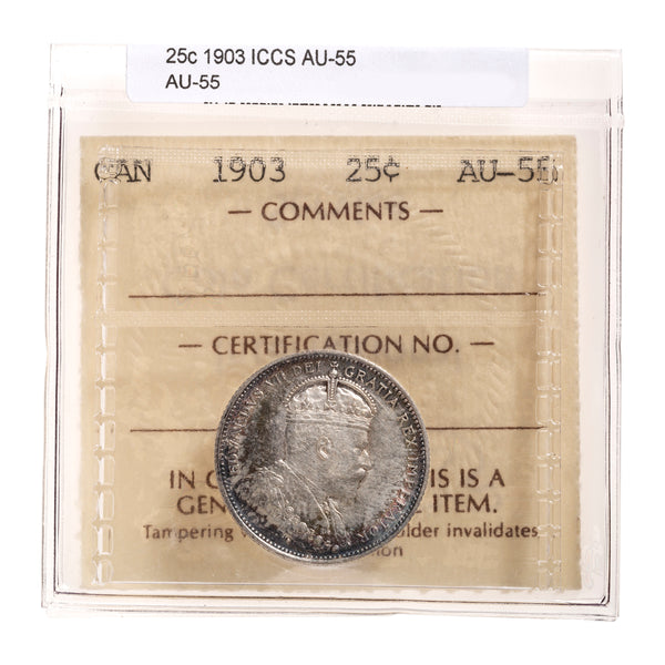 25 Cent 1903 ICCS AU-55