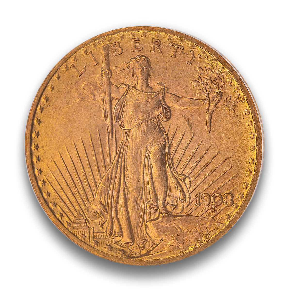 US 20 Dollars 1908 Double Eagle PCGS MS-65