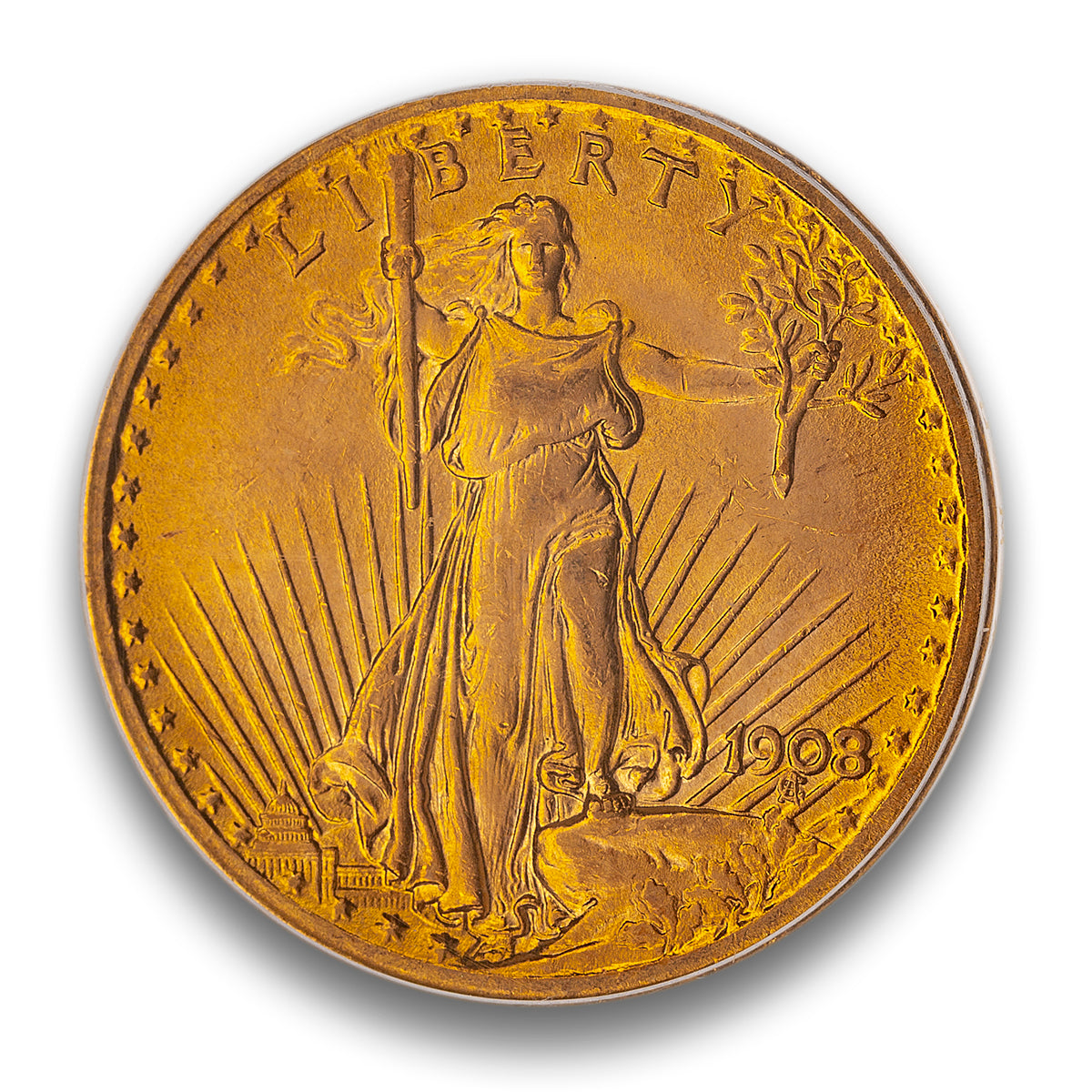 US 20 Dollars 1908 Double Eagle PCGS MS-65