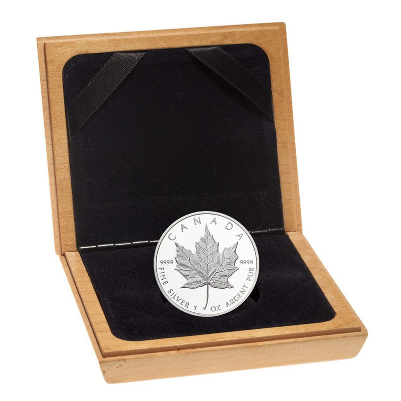 1989 $5 Commemorative Maple Leaf Issue - Silver Coin