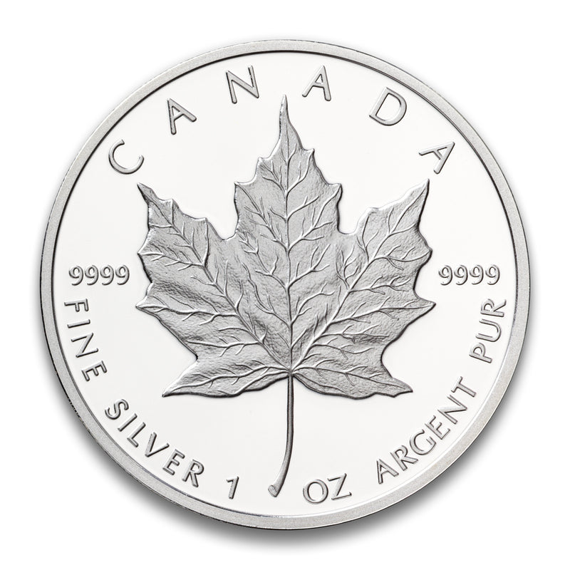 1989 $5 Commemorative Maple Leaf Issue - Silver Coin