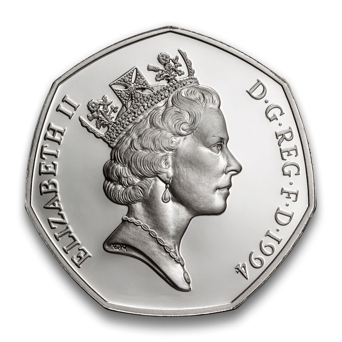 1944 50 Pence D-Day 50th Anniversary Uncirculated Coin