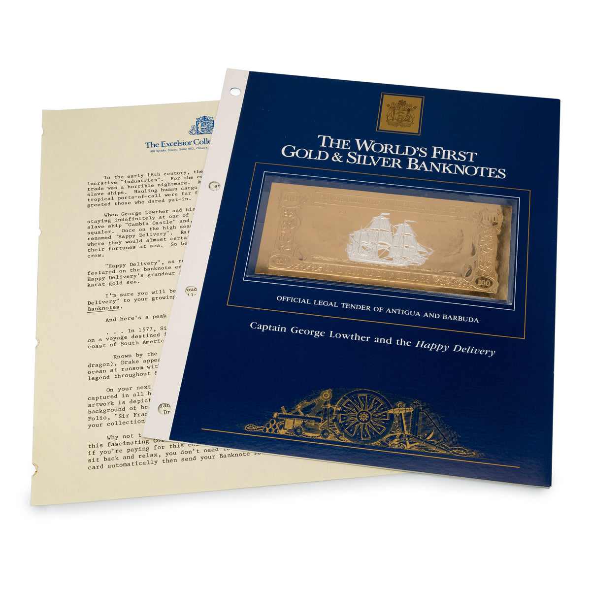 1981 $100 The World's First Gold & Silver Bank Notes: The Saga of Trea