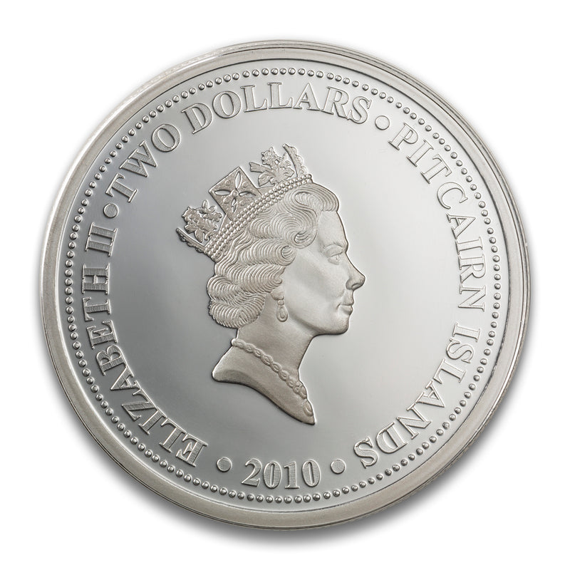2010 $2 H.M.A.V. Bounty - Fine Silver Coin