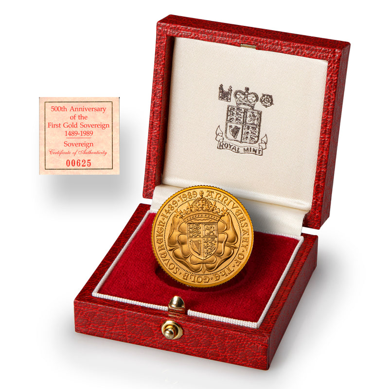 1489-1989 $1 500th Anniversary of the First Gold Sovereign