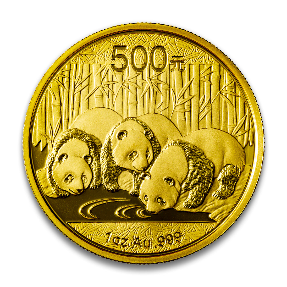 2013 Gold Panda 5 Coin Set