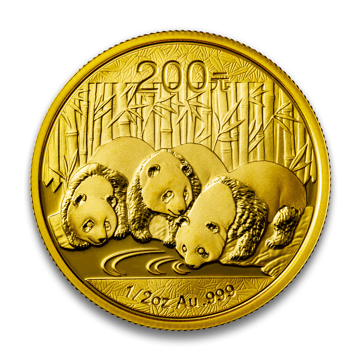 2013 Gold Panda 5 Coin Set