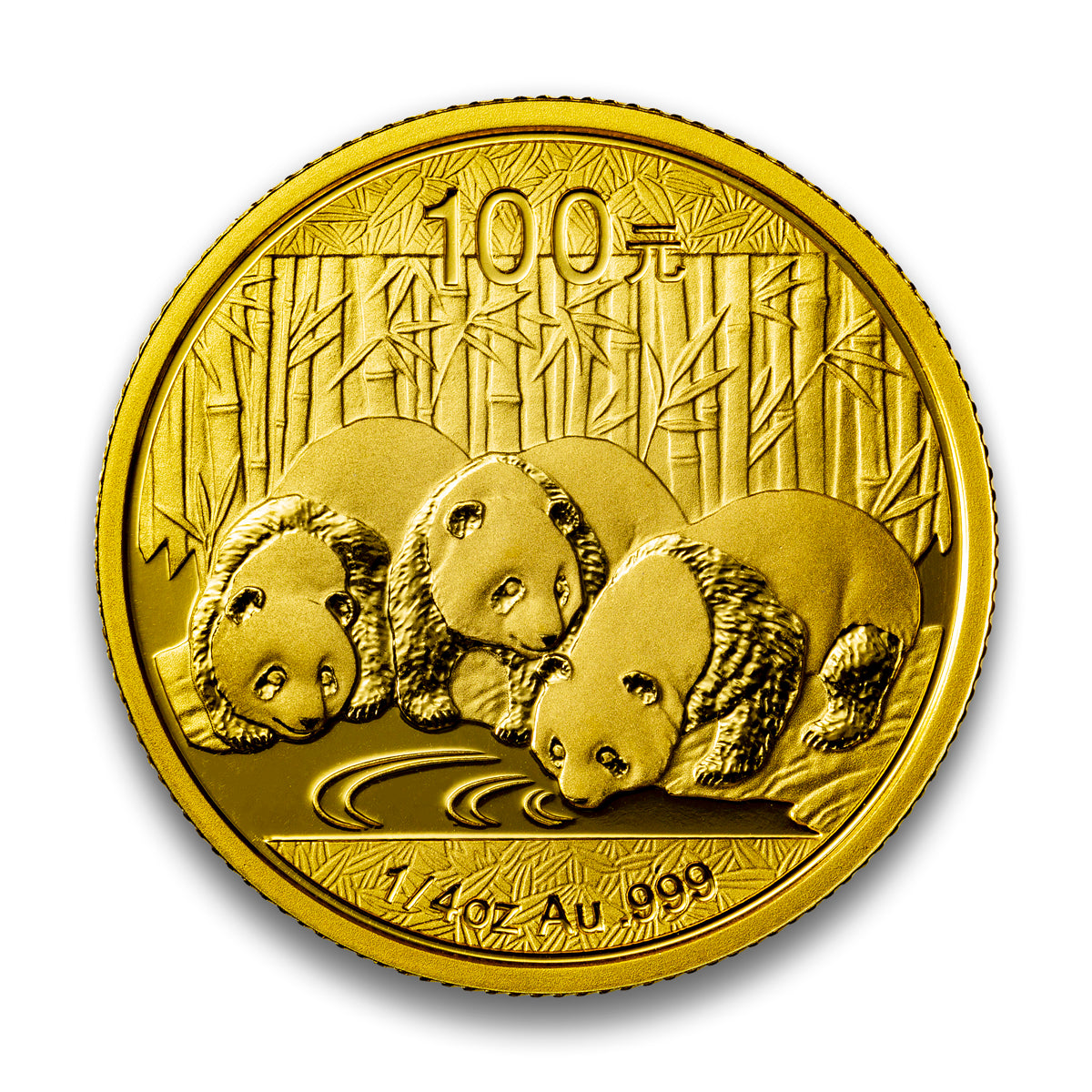 2013 Gold Panda 5 Coin Set