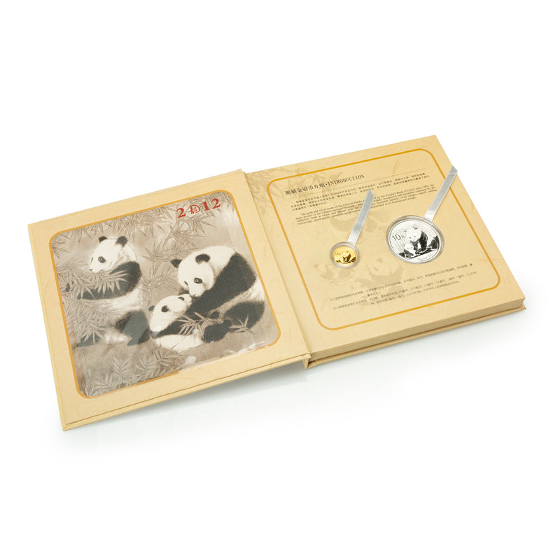 2012 Chinese Panda Gold and Silver Coin Set