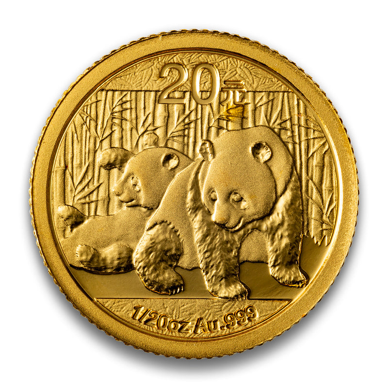 2010 $20 Chinese Panda Gold and Silver Coin Set