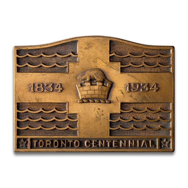 Toronto, ON 1834-1934 Centennial Medal