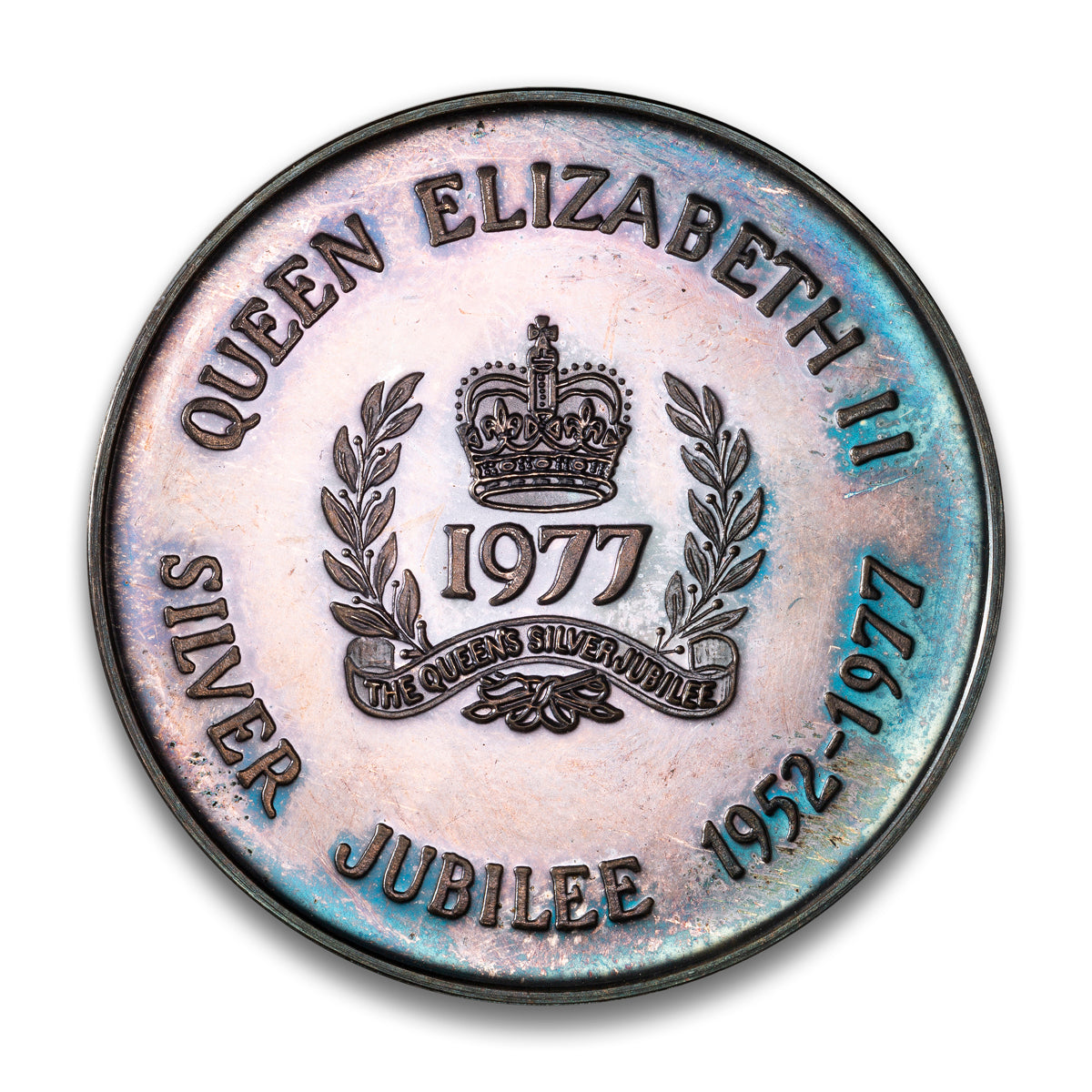 Canada 1952-1977 Queen Elizabeth II Silver Jubilee 2 Silver Rounds Set