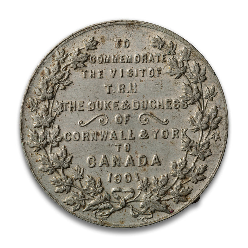 Canada 1901 Visit of the Duke and Duchess of Cornwall & York to Canada Medal