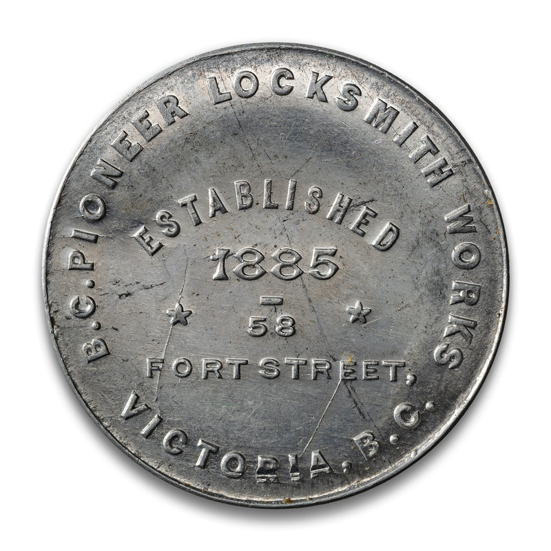 Victoria, BC 1885 Pioneer Locksmith Works - John Robson