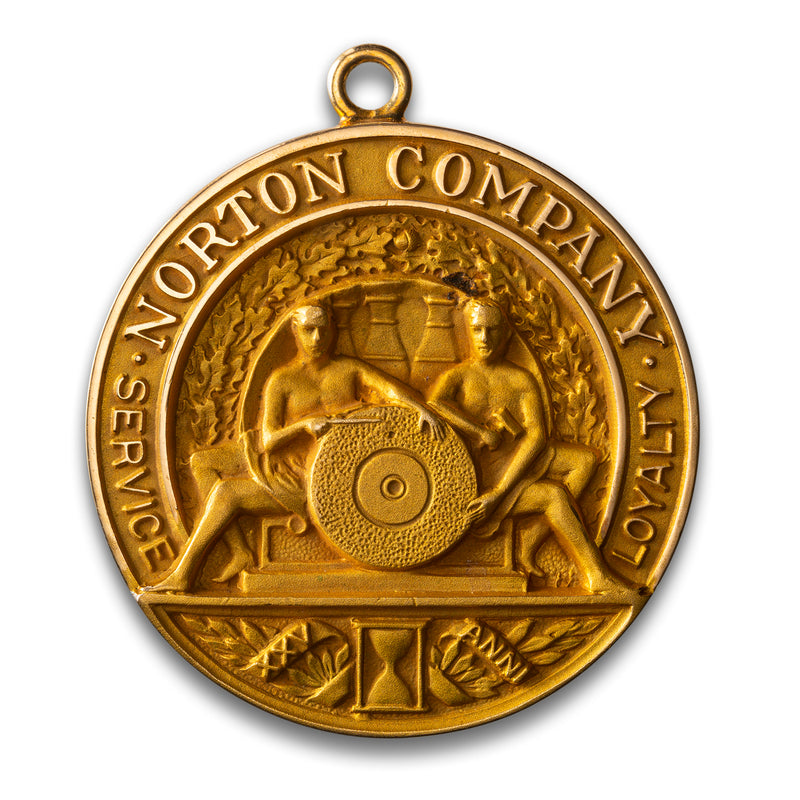 Norton Company 25 Years of Service 10K Gold Medal