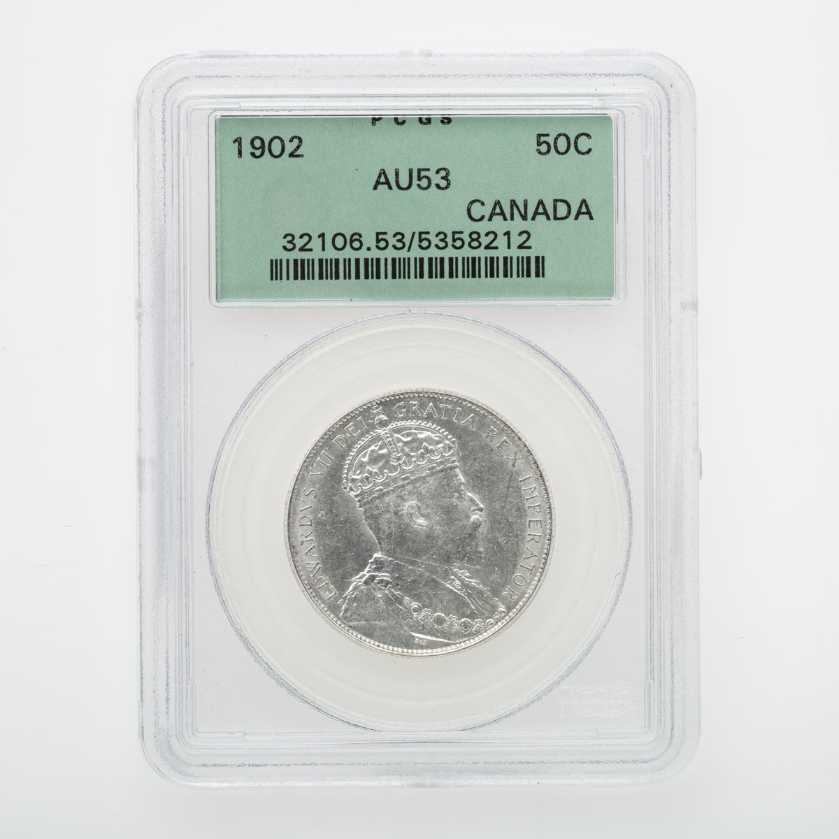 50 Cent 1902 PCGS AU-53