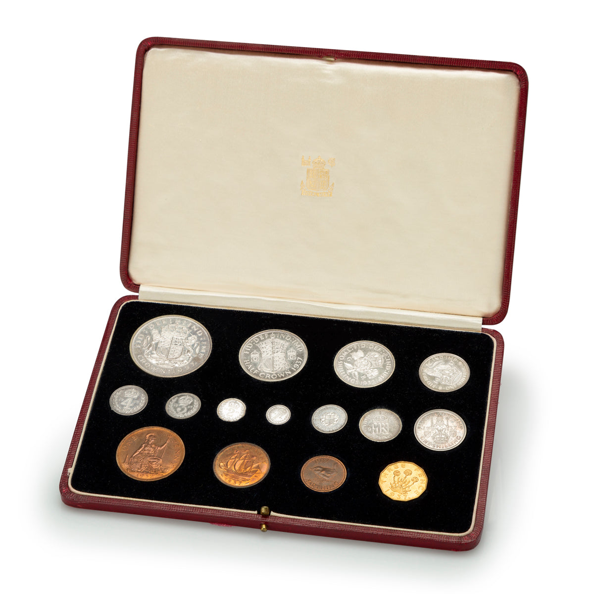 1937 King George VI 15 Coin Coronation Specimen Set