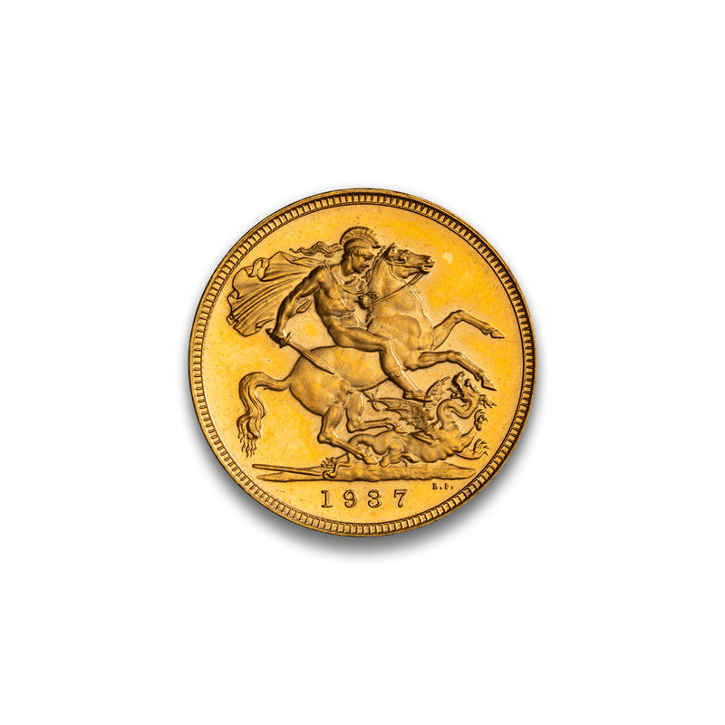 1937 George VI 4 Coin Gold Coronation Set