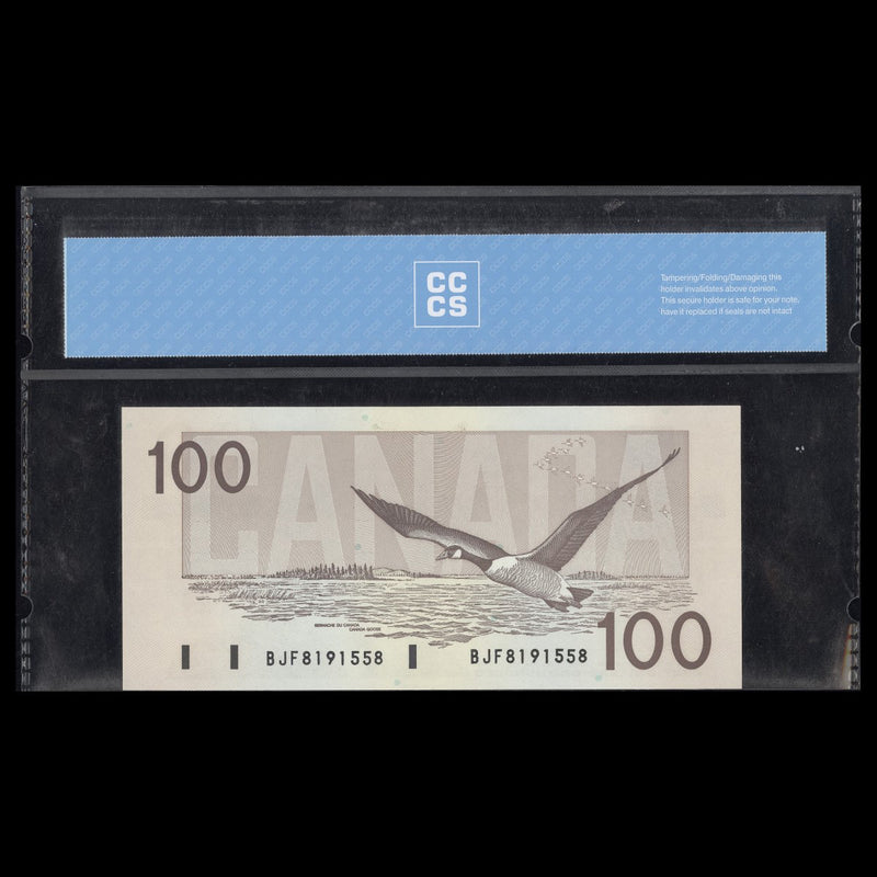 $100 1988 BC-60a-i Thiessen-Crow Prefix BFJ CCCS GUNC-67