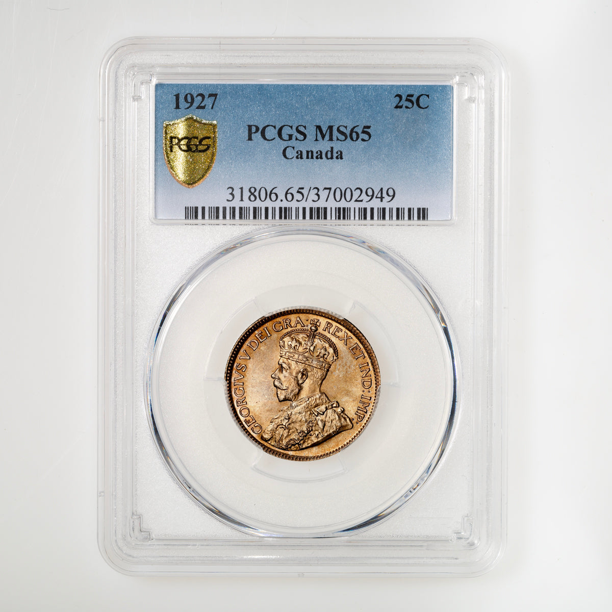 25 Cent 1927 PCGS MS-65