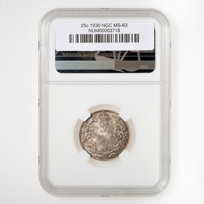 25 Cent 1930 NGC MS-63