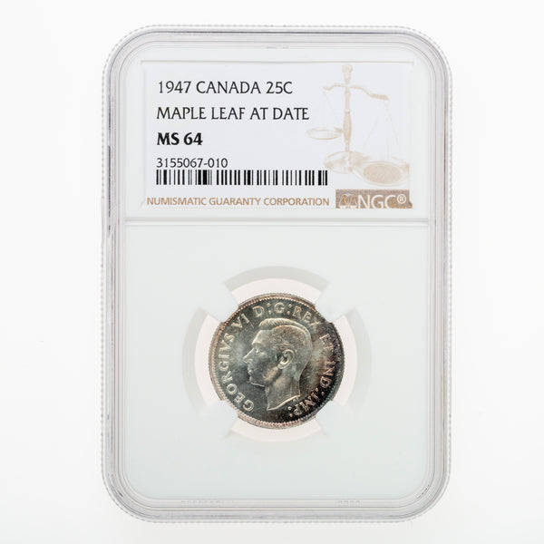 25 Cent 1947 NGC MS-64