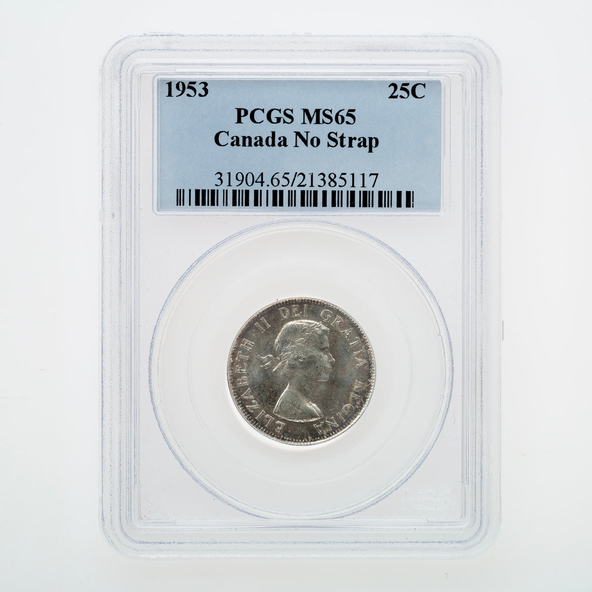 25 Cent 1953 NSF LD PCGS MS-65