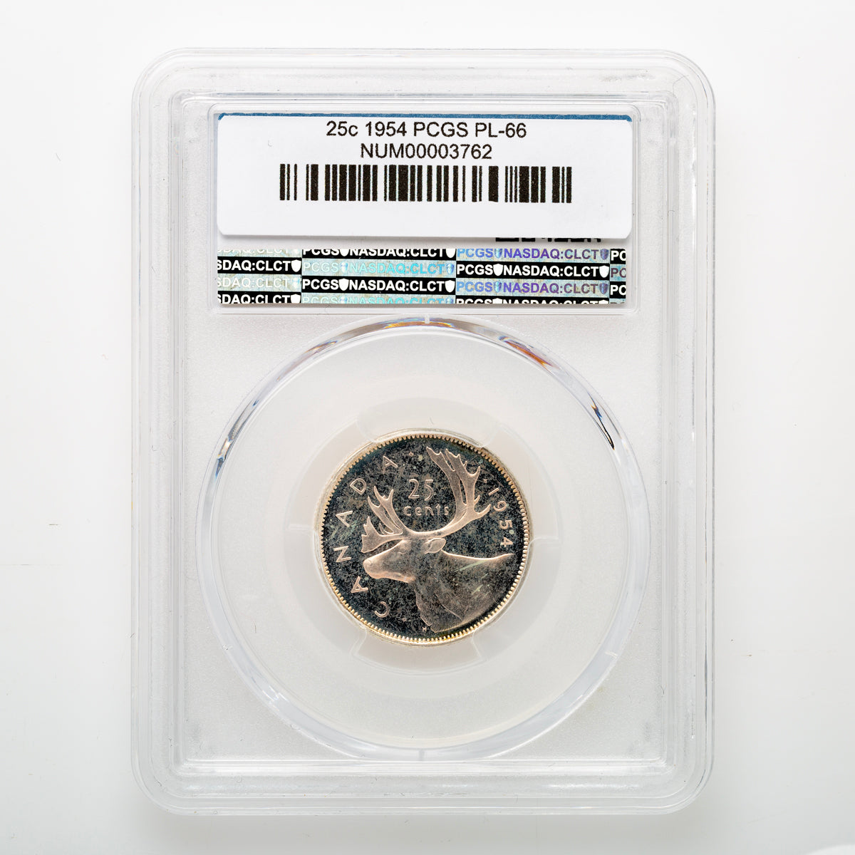 25 Cent 1954 PCGS PL-66