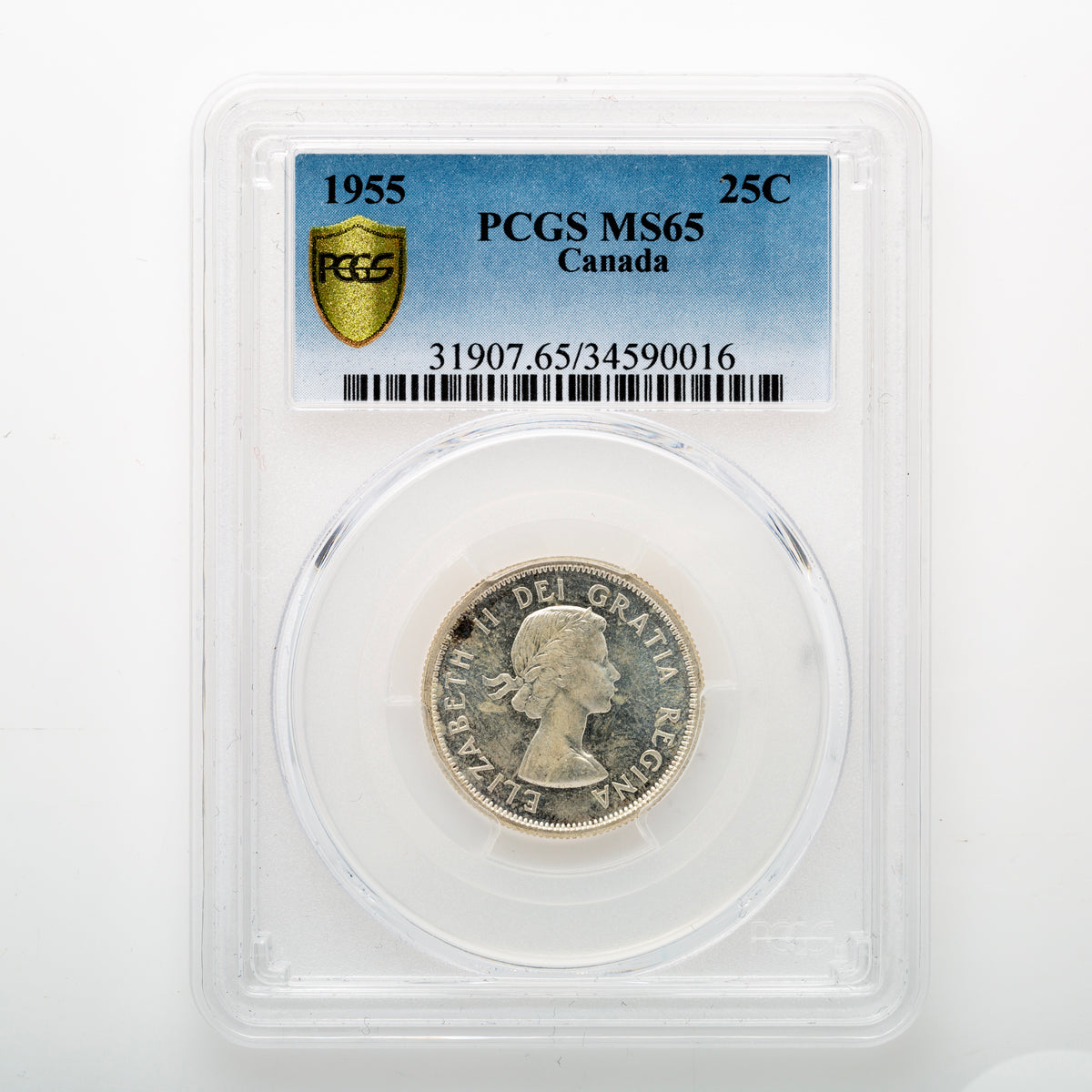 25 Cent 1955 PCGS MS-65