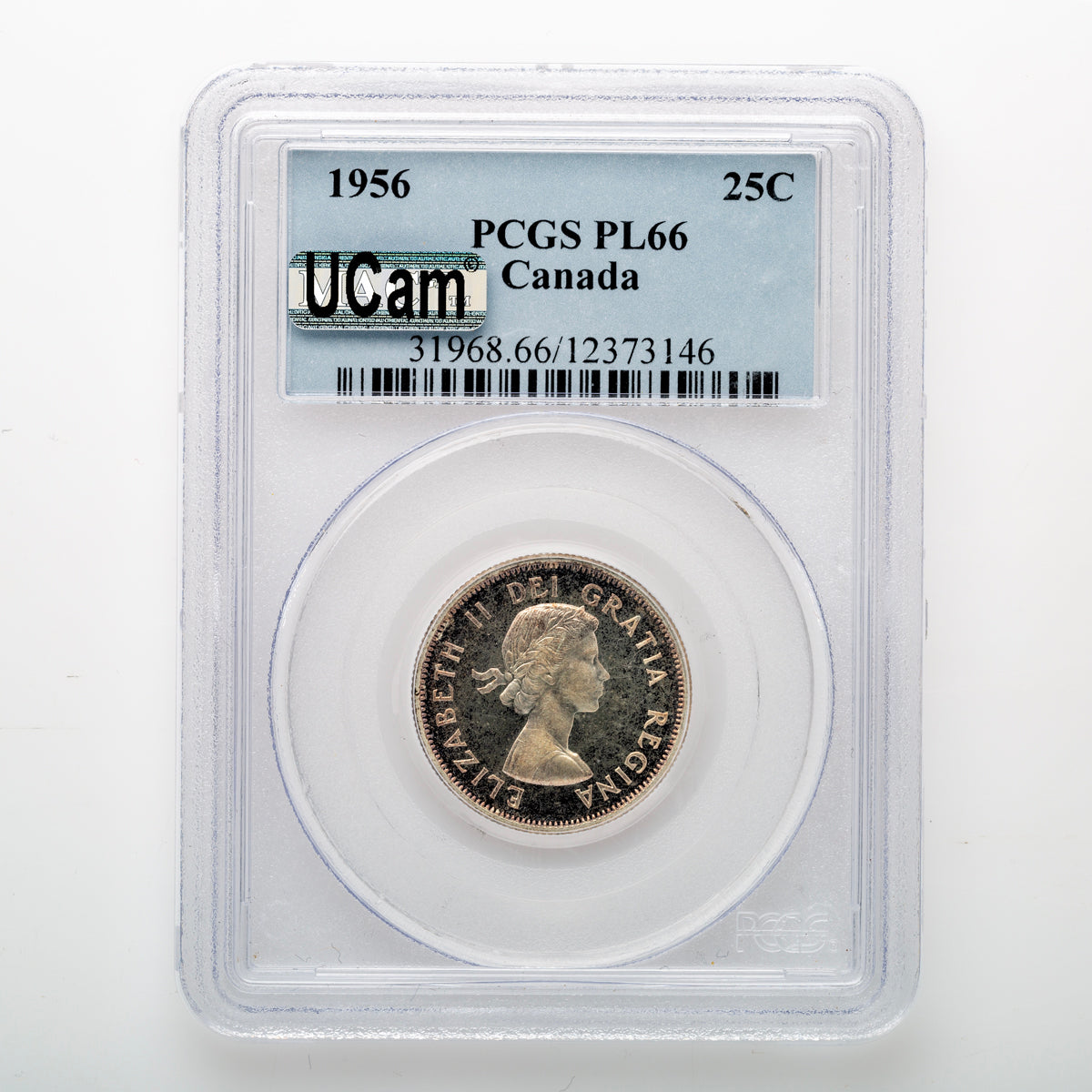 25 Cent 1956 PCGS PL-66