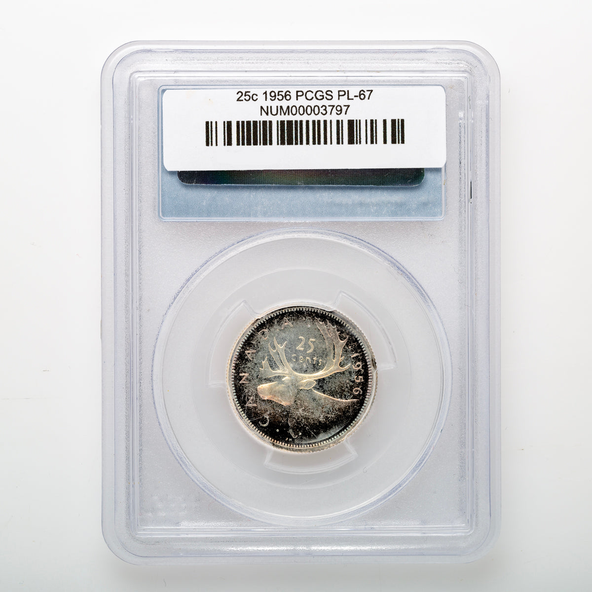 25 Cent 1956 PCGS PL-67