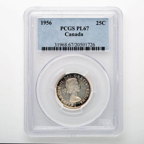 25 Cent 1956 PCGS PL-67