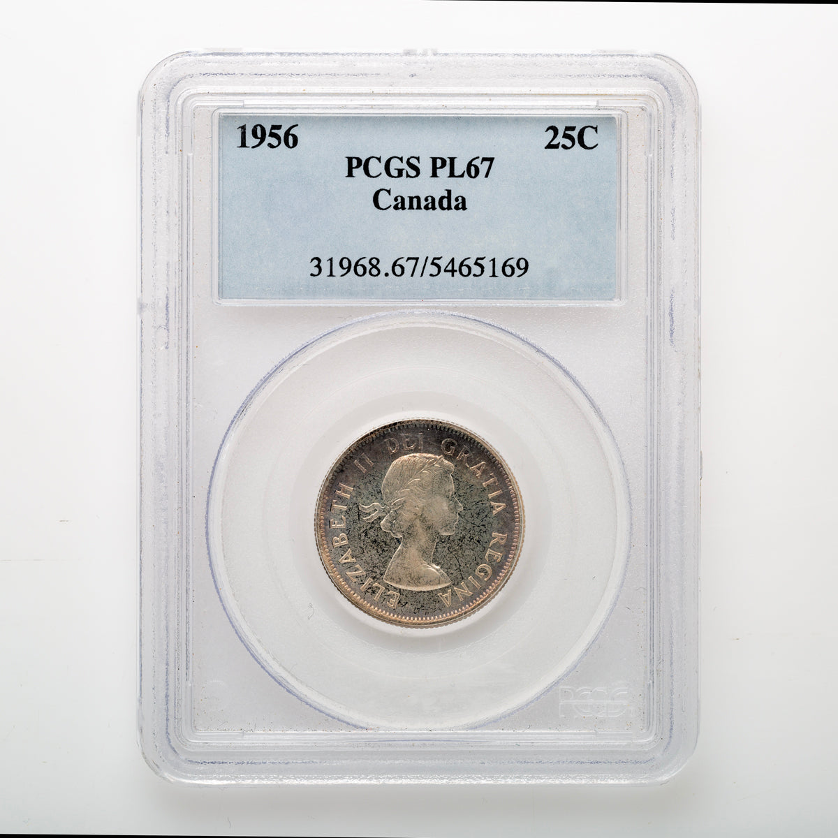 25 Cent 1956 PCGS PL-67