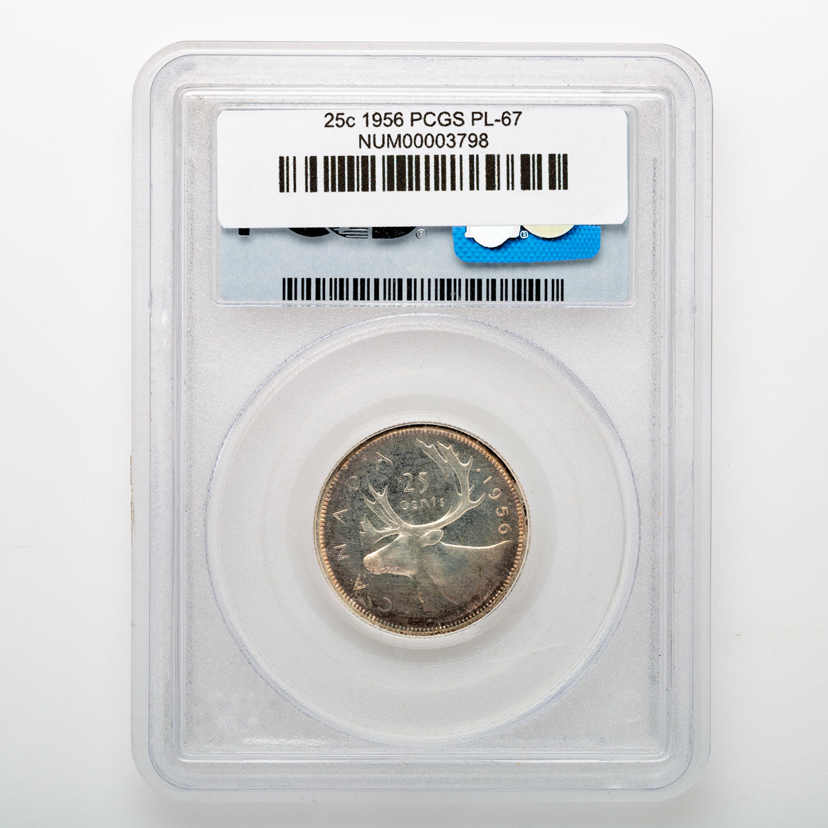 25 Cent 1956 PCGS PL-67