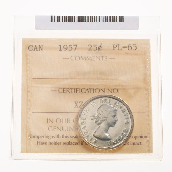 25 Cent 1957 ICCS PL-65