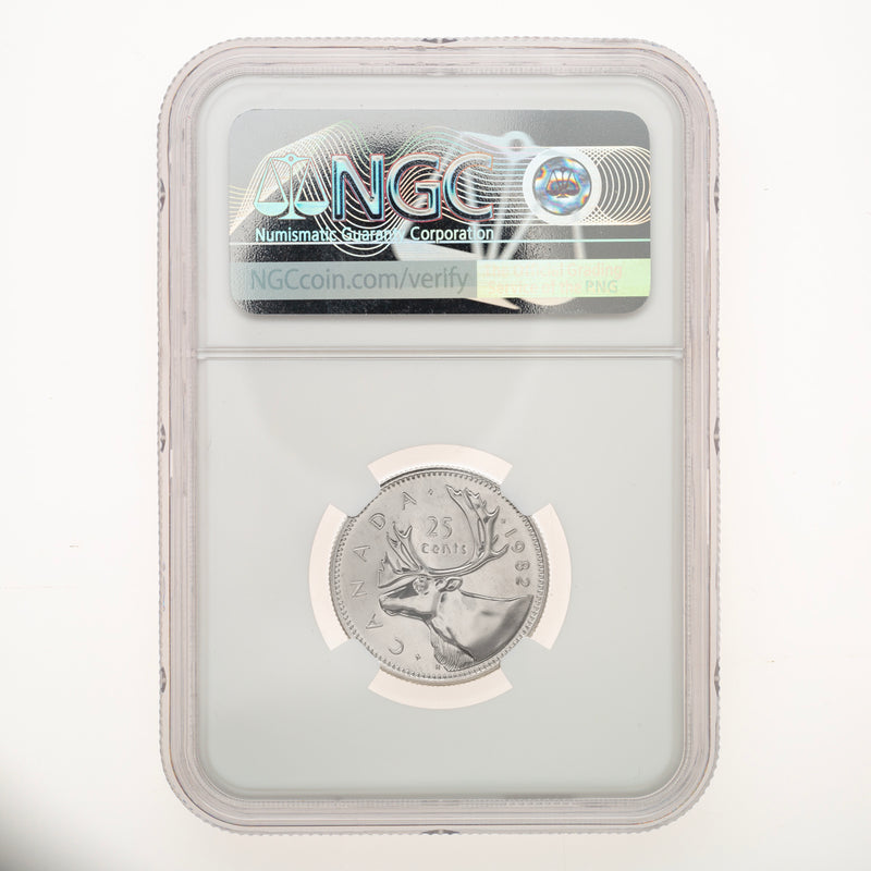 25 Cent 1982 Numismatic BU NGC MS-67