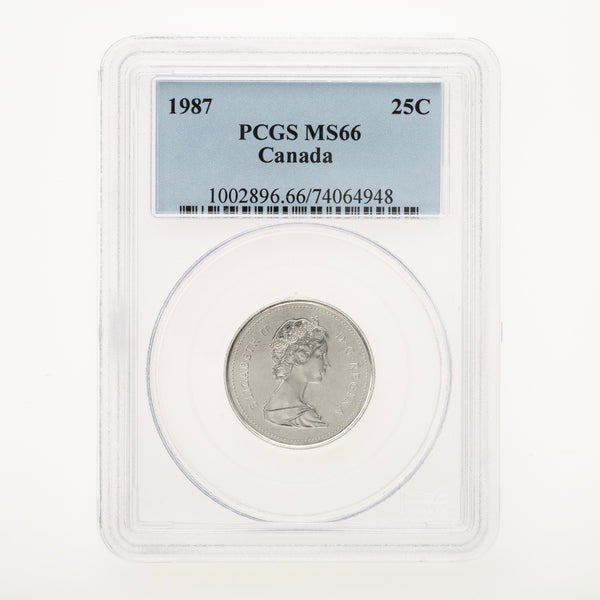 25 Cent 1987 PCGS MS-66