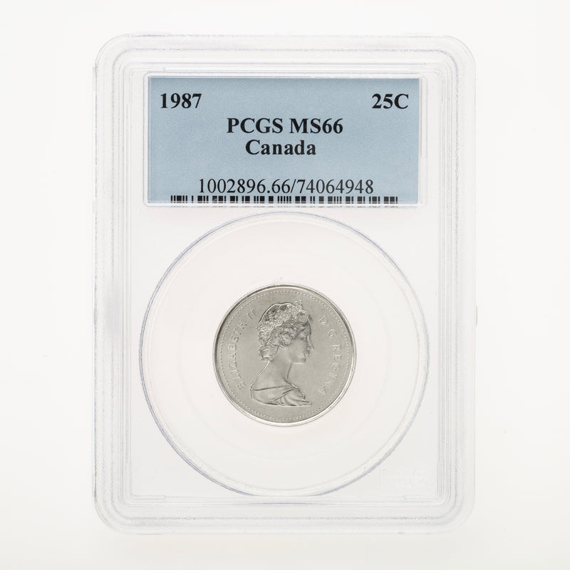25 Cent 1987 PCGS MS-66