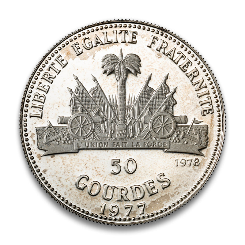 1977 Republic of Haiti: 20th Anniversary of the European Market Gold & Silver Set