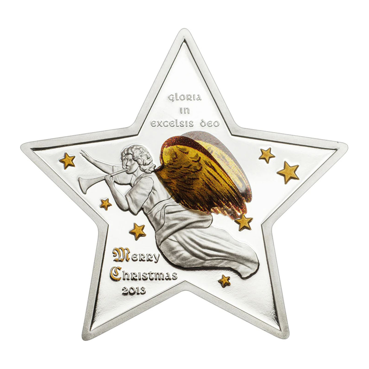 2013 $5 Christmas: Gloria in Excelsis Deo - Pure Silver Coin