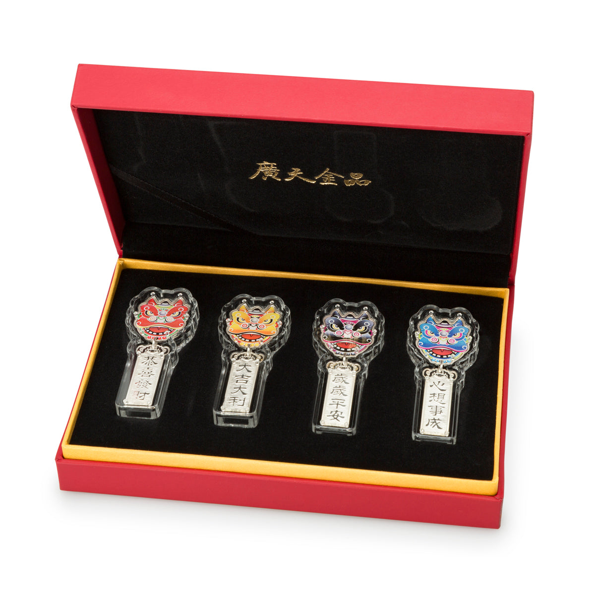 Spring Festival Couplet - Pure Silver 4 Bar Set