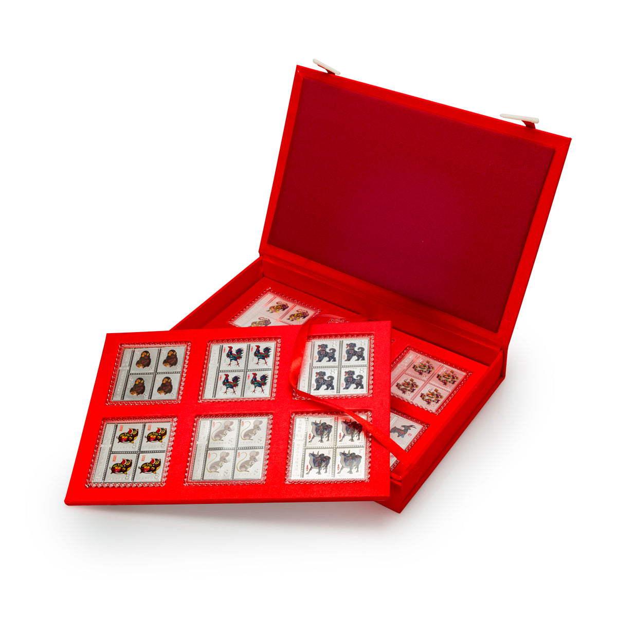 Chinese Zodiac - Pure Silver 12 Stamp Set