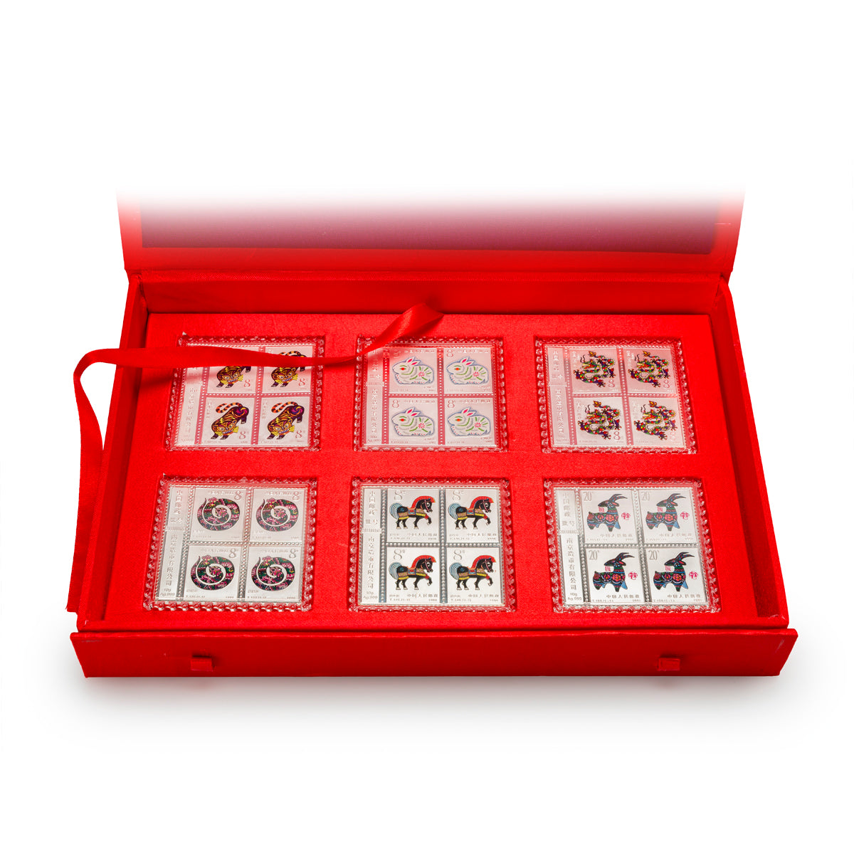 Chinese Zodiac - Pure Silver 12 Stamp Set