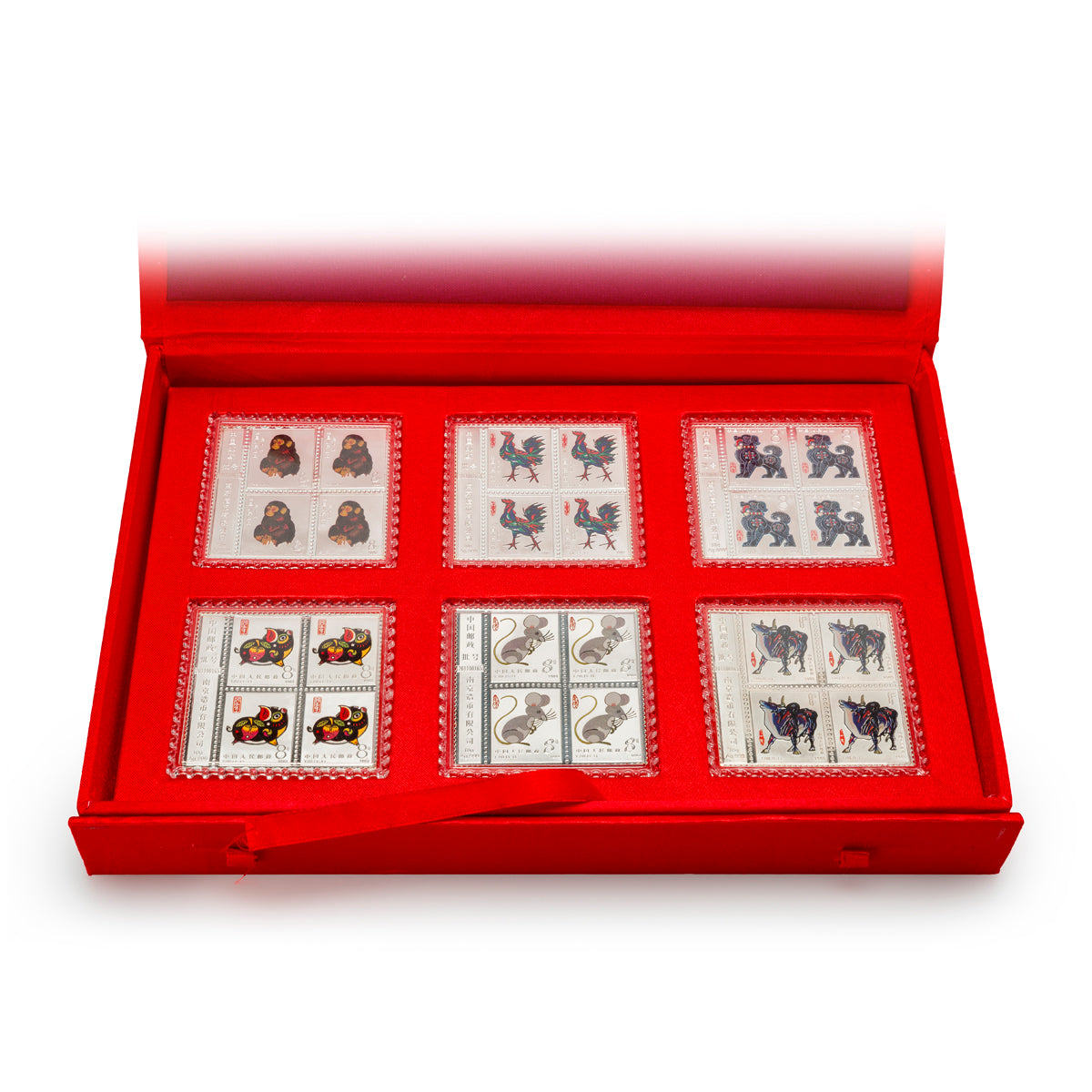 Chinese Zodiac - Pure Silver 12 Stamp Set