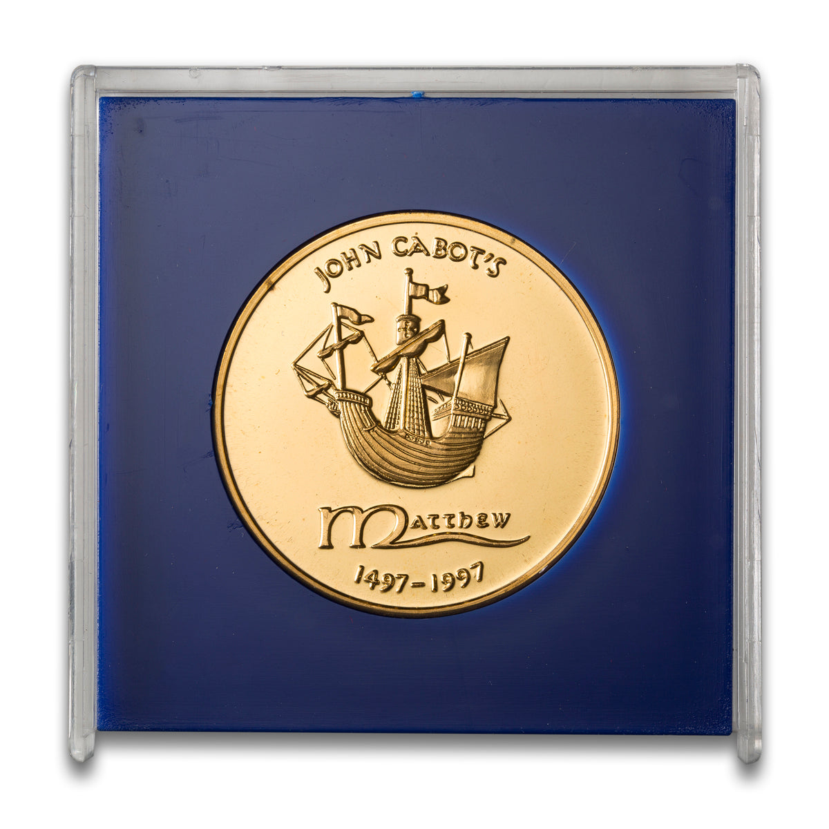 Bristol-Newfoundland 1497-1997 500th Anniversary for John Cabot's Ship "Matthew" Medallion