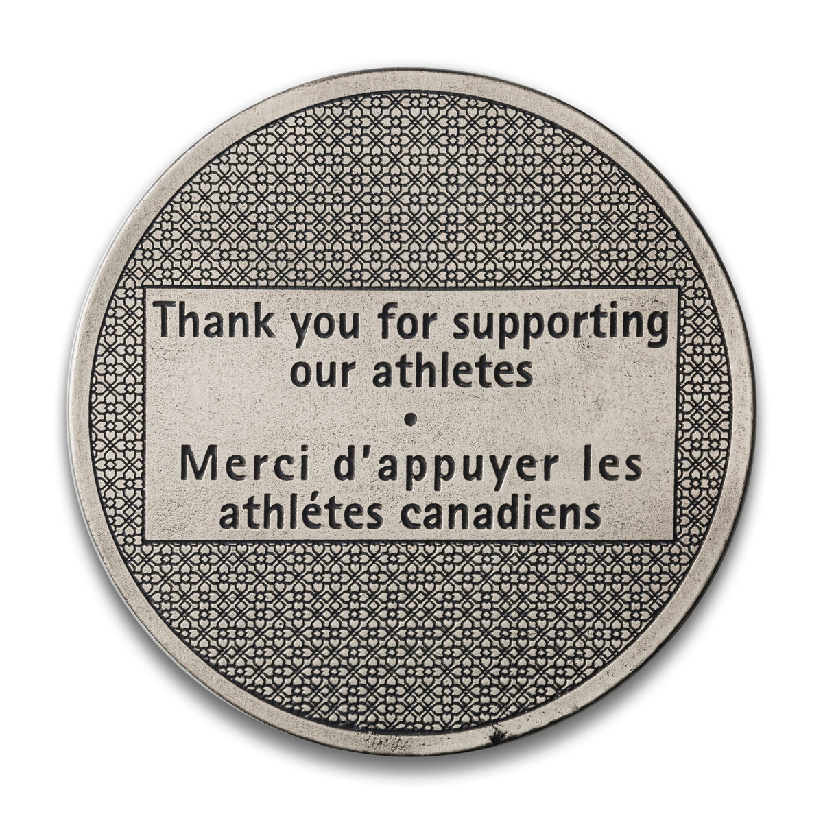 Canadian Olympic Committee - Thank You for Supporting our Athletes Medal