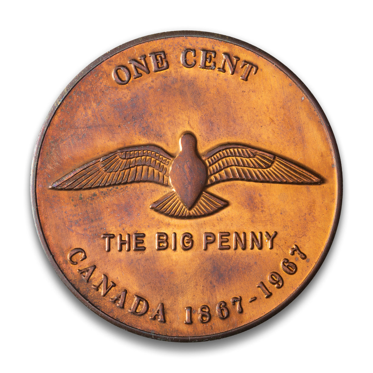 1867-1967 The Big Penny Canada Centennial Medal