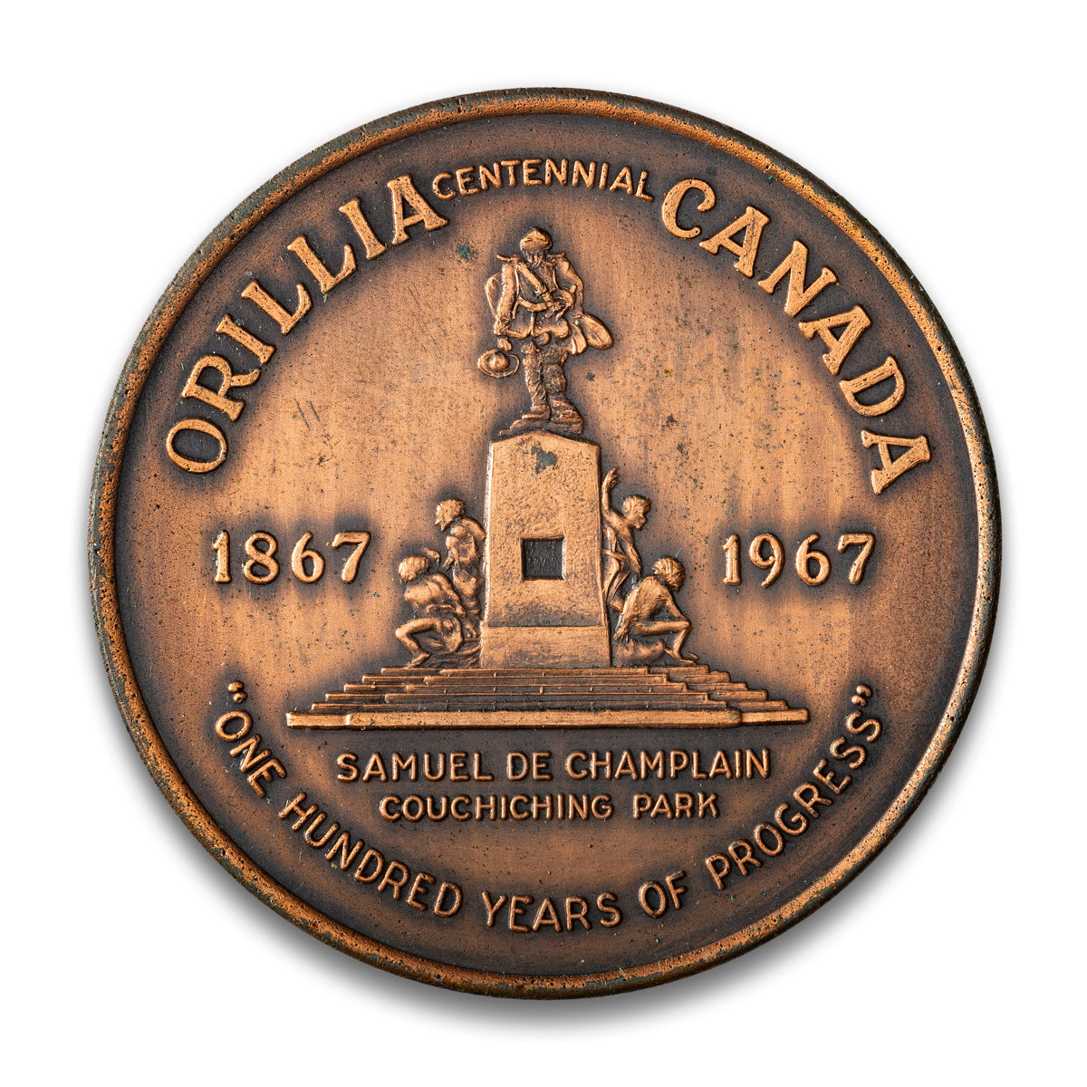 Orillia, ON 1867-1967 Canada Centennial Medal