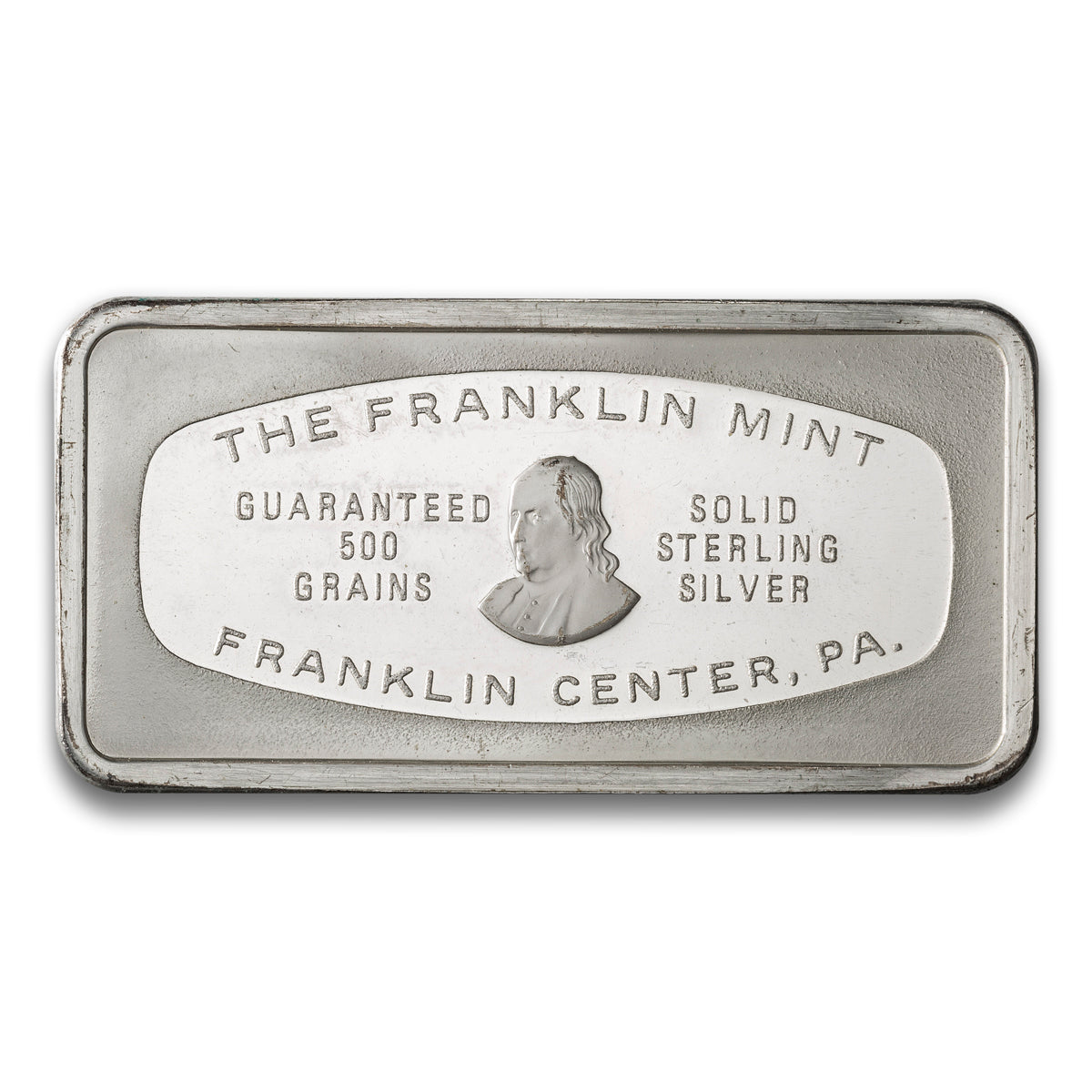 1981 Christmas - Franklin Mint 500 Grains Sterling Silver Bar